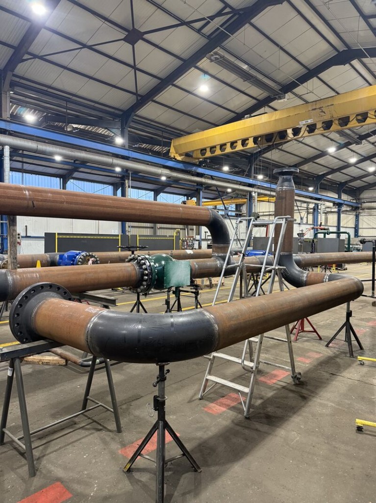 Préfabrication atelier - tuyauterie